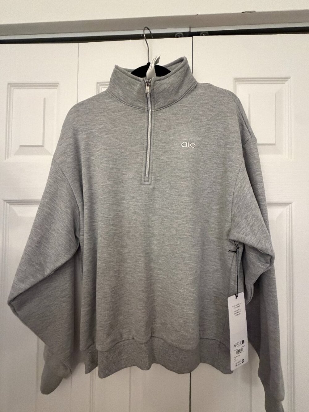 ALO YOGA Accolade 1/4 Zip Pullover Size XS